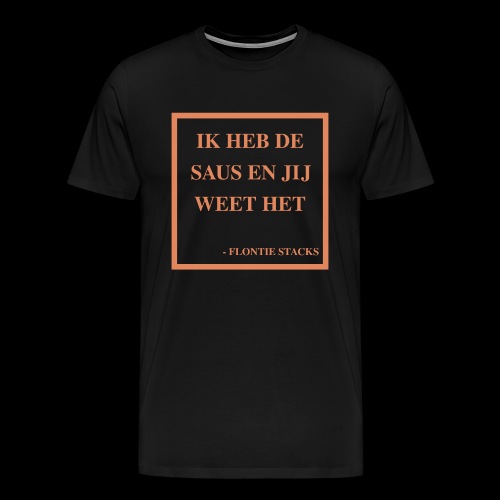 Saus - Mannen Premium T-shirt