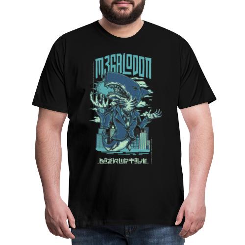 Megalodon Business Monster - Männer Premium T-Shirt
