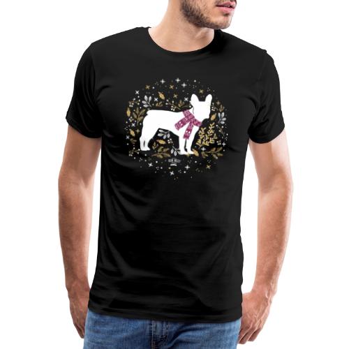French Bulldog Winter - Männer Premium T-Shirt
