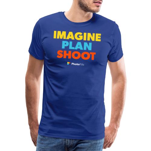 Imagine. Plan. Shoot. - Camiseta premium hombre