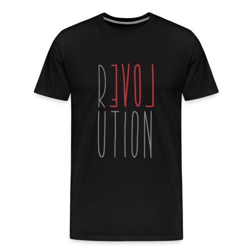 Love Peace Revolution - Liebe Frieden Statement - Männer Premium T-Shirt