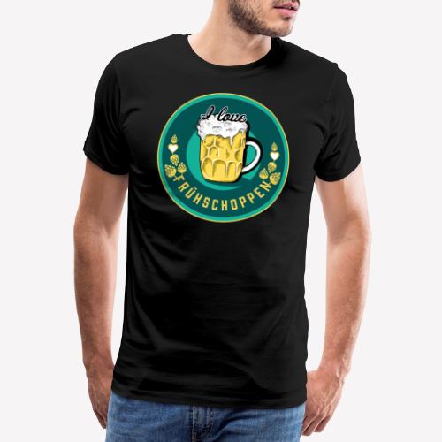 I love Frühschoppen - Herre premium T-shirt