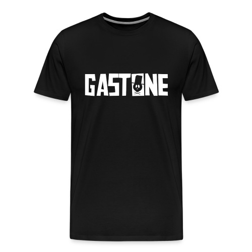 Gastone Logo WHITE png - Männer Premium T-Shirt