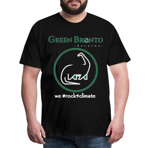 Green Bronto Records, we #rock4climate - Männer Premium T-Shirt