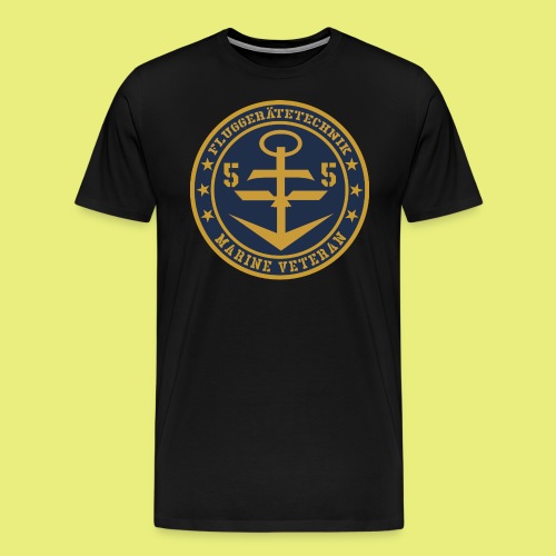 Marine Veteran 55er FLUGGERÄTETECHNIK - Männer Premium T-Shirt