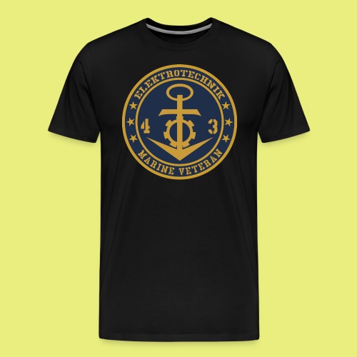 Marine Veteran 43er ELEKTROTECHNIK - Männer Premium T-Shirt