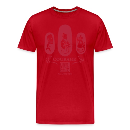 Courage_röd_RIAI_STOR - Men's Premium T-Shirt