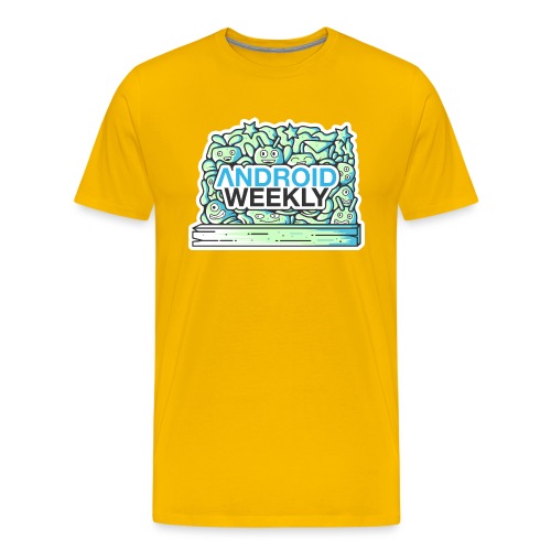 Android Weekly Community Sticker - Koszulka męska Premium