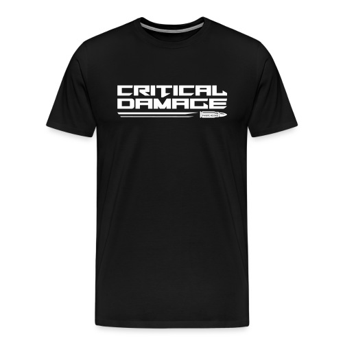 Critical Damage Tekst Logo - Mannen Premium T-shirt