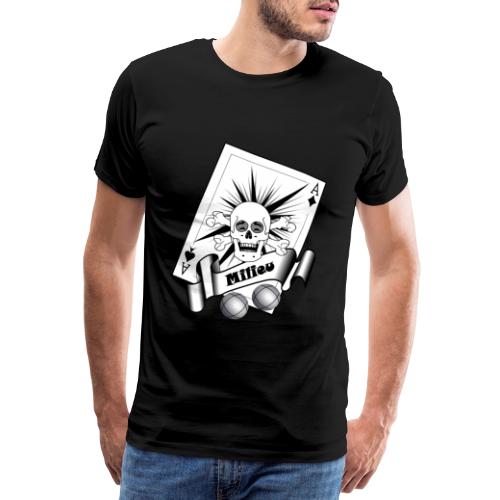 t shirt petanque milieu crane rieur as pointe tir - T-shirt Premium Homme