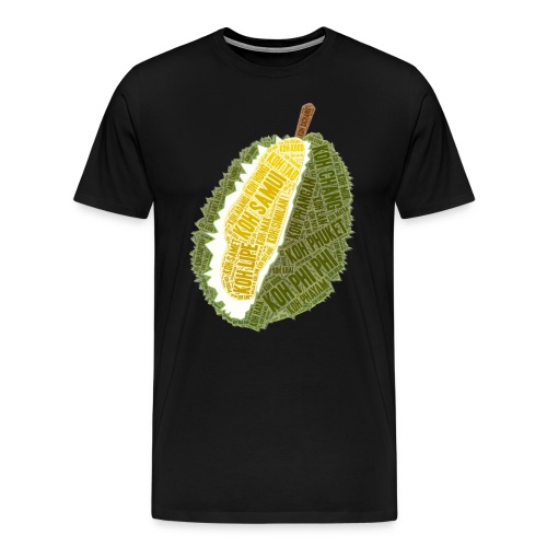 Durian Stinkfrucht Thailand Urlaub Thai Inseln - Männer Premium T-Shirt