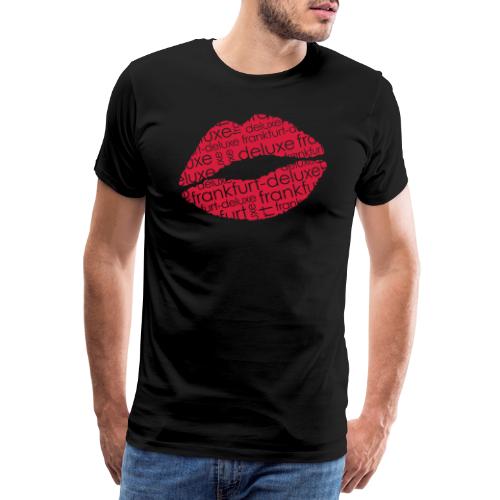 Frankfurt Deluxe Lippen Motiv - Männer Premium T-Shirt