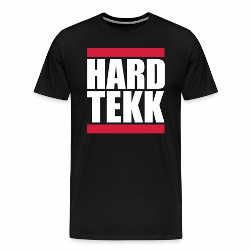 Hard Tekk Red Stripes Rote Streifen Balken - Männer Premium T-Shirt