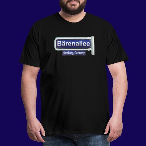 Bärenallee, altes Straßenschild Hamburg - Männer Premium T-Shirt