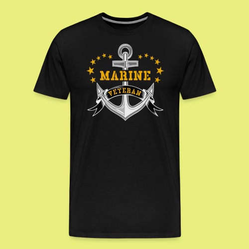 Anker Marine Veteran - Männer Premium T-Shirt