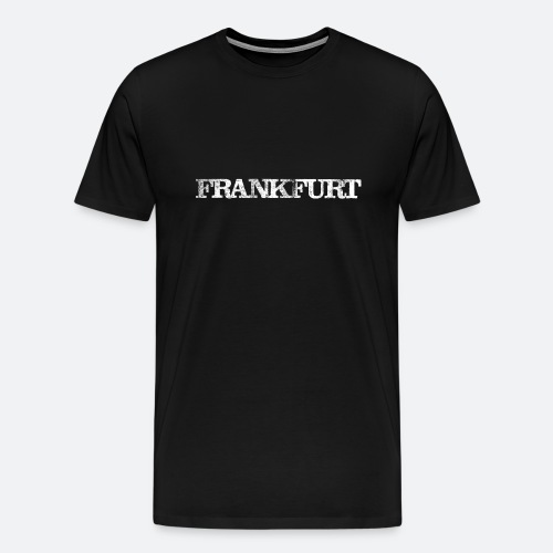 Frankfurt vintage und retro - Männer Premium T-Shirt