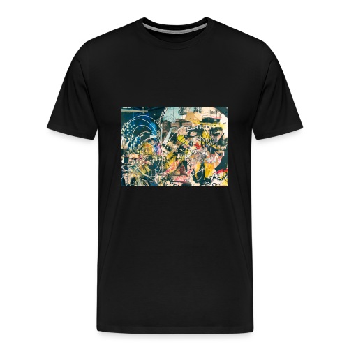 art graffiti abstract vintage - Camiseta premium hombre