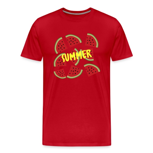 Sommer Sonne Wassermelone - Männer Premium T-Shirt
