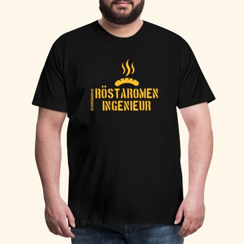 Grill Design Röstaromeningenieur - Männer Premium T-Shirt