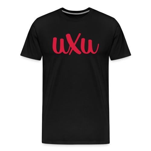 UXU logo plain - Mannen Premium T-shirt