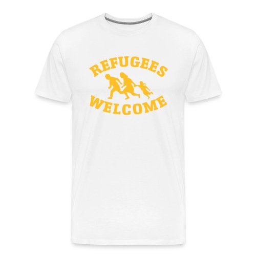 Refugees Welcome - Männer Premium T-Shirt