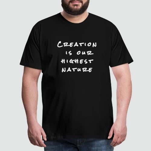 ciohn transparant - Mannen Premium T-shirt