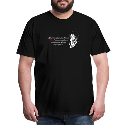 Nicolas Chamfort - Freiheit (Zitat) - Männer Premium T-Shirt