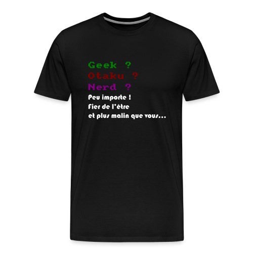 Geek otaku - T-shirt Premium Homme