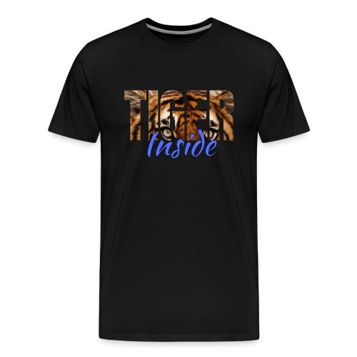 Tiger inside - Miesten premium t-paita