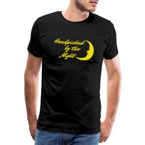 Handpicked design By The Night - Logo Yellow - Men's Premium T-Shirt