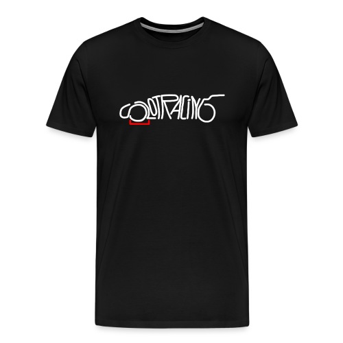 Slotracing Slotcar weiss/rot - Männer Premium T-Shirt