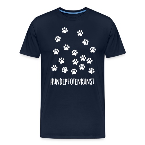 Vorschau: Hundepfotenkunst - Männer Premium T-Shirt
