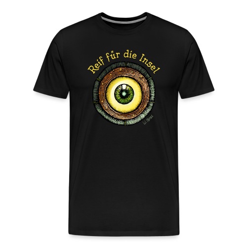 Leuchtturmauge – Reif für die Insel - Männer Premium T-Shirt