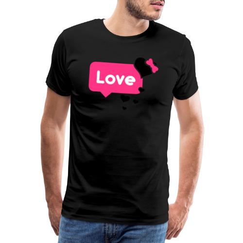 made of love f 3c, Baby liebe - Männer Premium T-Shirt