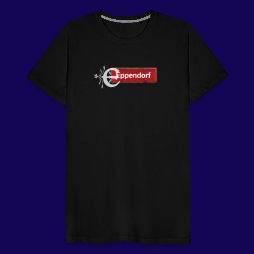 Hamburg Eppendorf Ortsschild mit Initial - Männer Premium T-Shirt