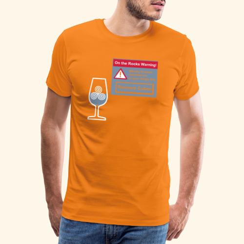 Whisky Spruch Pop-up Eiswarnung - Männer Premium T-Shirt