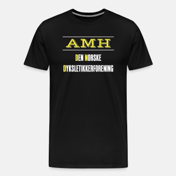 AMH - Den Norske Dyslektikerforening - Premium T-skjorte for menn