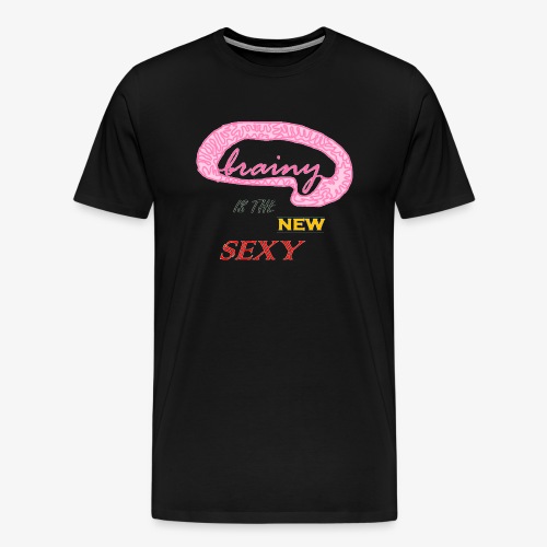 brainy is the new sexy - Mannen Premium T-shirt