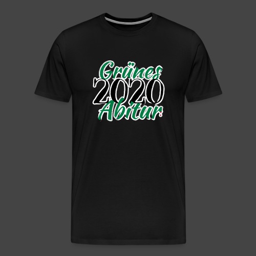 Jägershirt zum Jagdschein - Grünes Abitur 2020 - Männer Premium T-Shirt