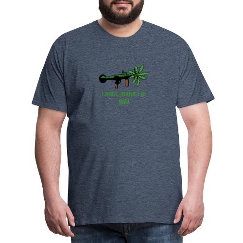 LANCE ROQUETTE BIO ! (cuisine, écologie) - Premium T-skjorte for menn