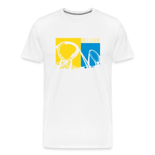 Big Loop Coaster Fan Logo - Männer Premium T-Shirt