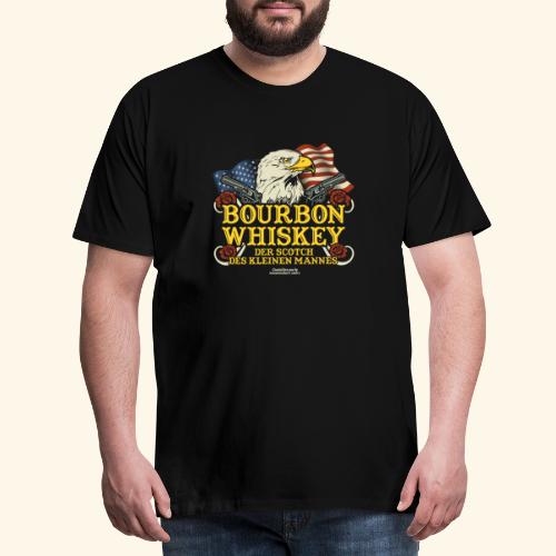 Bourbon Whiskey Scotch des kleinen Mannes - Männer Premium T-Shirt
