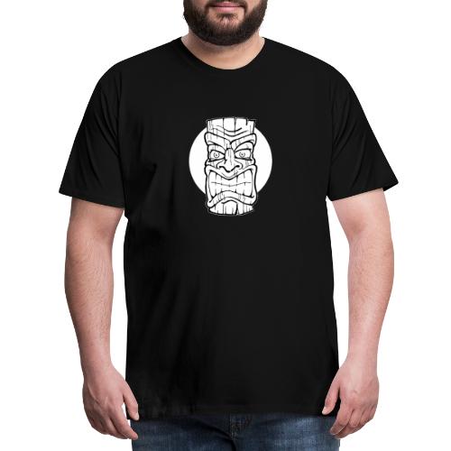 Tiki Maske Tiki Mask, Design von Mondwinkel - Männer Premium T-Shirt
