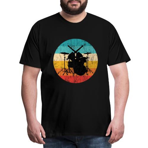 Schlagzeug Drumsticks crossed Schlagzeuger - Männer Premium T-Shirt