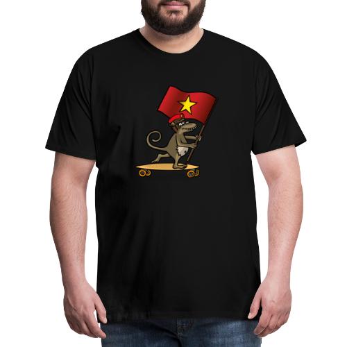 Rebel Monkey on Board - Männer Premium T-Shirt