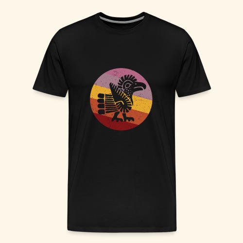 Navajo Style Turkey Retro - Men's Premium T-Shirt