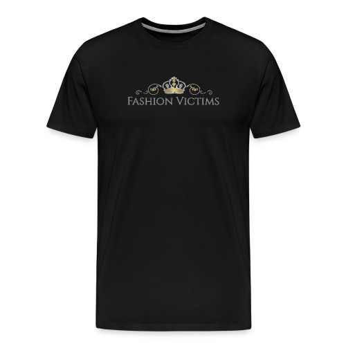 Official Fashion Victims Logo Gold/Silver - Mannen Premium T-shirt