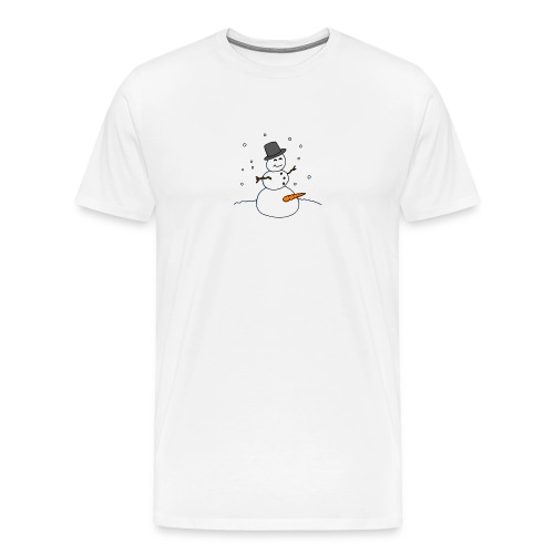Schneemann - Männer Premium T-Shirt