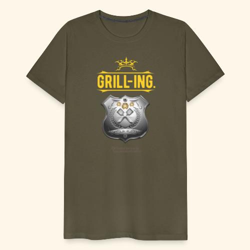 Grill-Ing. Spruch fürs Grillieren - Männer Premium T-Shirt