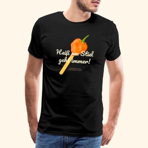 T Shirt Eis am Stiel Habanero Chili - Männer Premium T-Shirt
